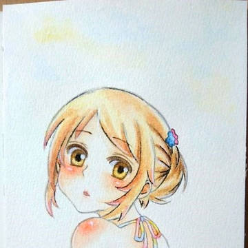 水着と秋女の子