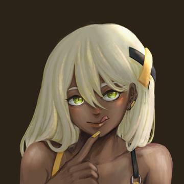 褐色肌女の子