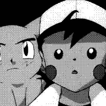 pixel - サトシとピカチュウ