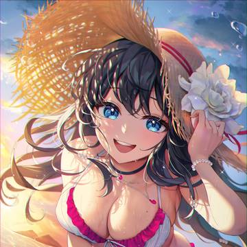 夏の夕焼け