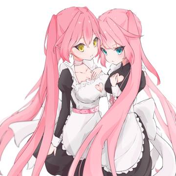 メイドツインテ女の子