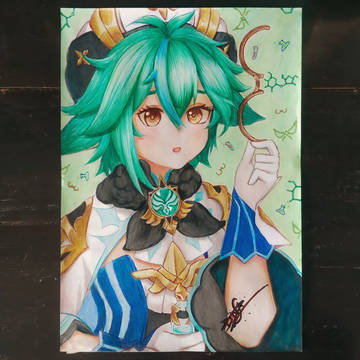 Sucrose Fanart - Genshin Impact