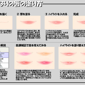 自分なりの唇の塗り方