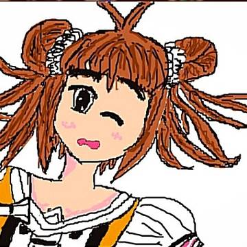 【お絵描きの森】那珂ちゃん【練習】