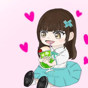かおちゃんとクリームソーダ