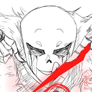 Killer sticks out his tongue