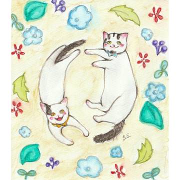 キラキラお花畑