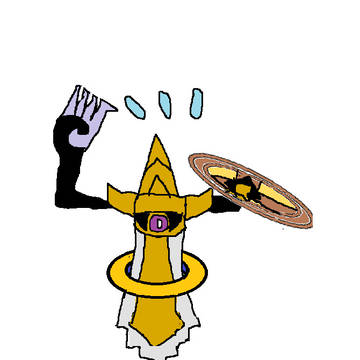 ゴールを試みるもすぽっとはまって抜けられないギルガルドくん