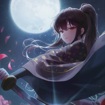 [仕事絵] 복사꽃 피는 밤
