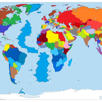 Basic world map of Atlantis 1972