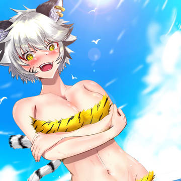 水着白虎ネキ