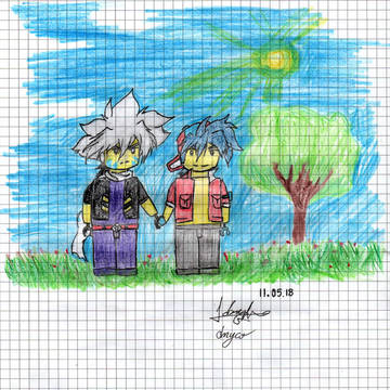 A walk in Lego park
