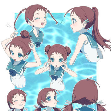 暑い日は髪型変えたりするだろうか