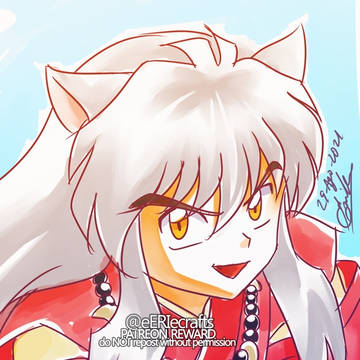 Patreon reward: Inuyasha sketch