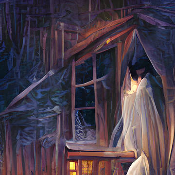 night and girl