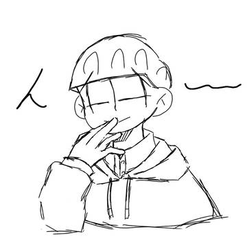 TikTokの曲参考に描いてみた