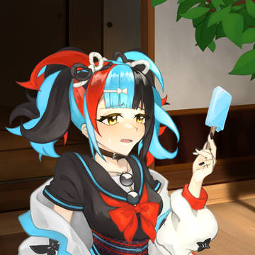 縁側のなぎこさん