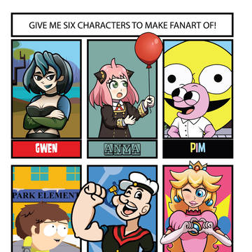 Six fanarts challenge 2022