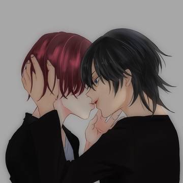創作BLデジタル絵練習中