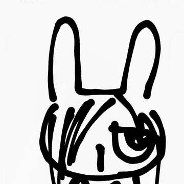 うさぎ　つなぎ風