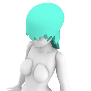 エロい人が3Dの女の子を作ってみた