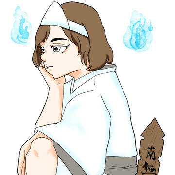 暇そうなおばけ