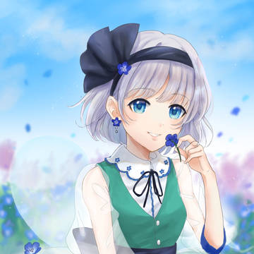 ネモフィラアレンジ妖夢