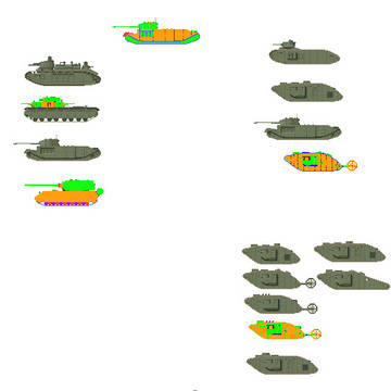 菱形戦車など