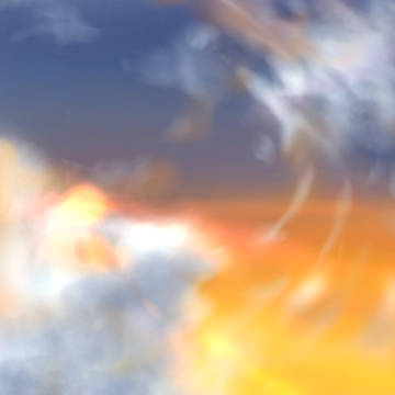 夕日