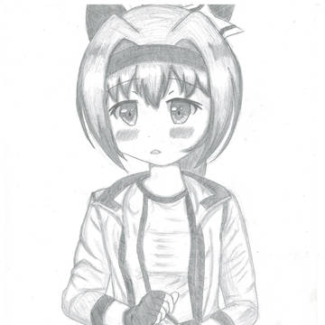 ちょっぴり艶やかな雰囲気のハルウララ