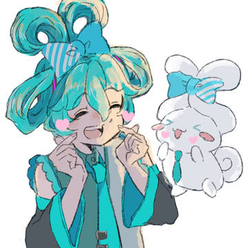 仲良しシナモンミク