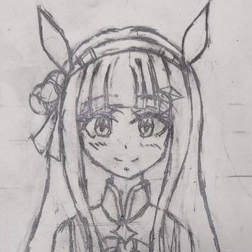 スズカ落描き