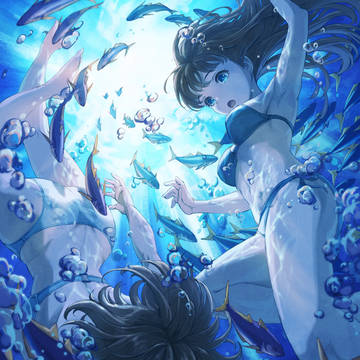 海中遊泳