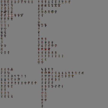 2022-08-03までに実装された艦娘達のドット絵