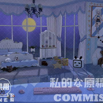 vtuber background バーチャルキャスター背景