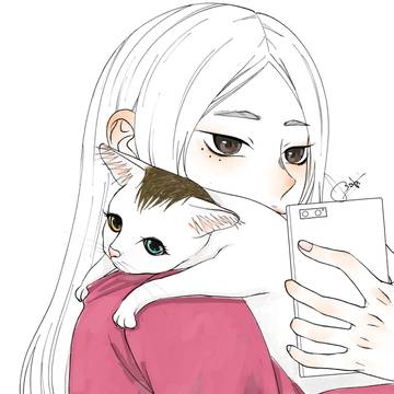 draw myself with my Cat