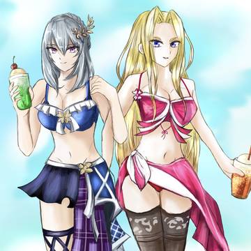 【FFBE幻影戦争】水着新グラセラ＆マシュリー