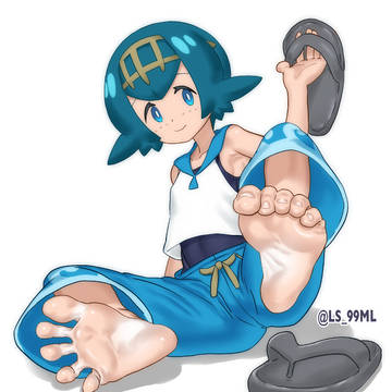 スイレンサンダル脱ぎ