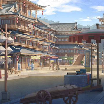 City Street - Ancient China