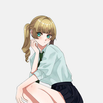 💛金髪×ツインテール×女子高生💙