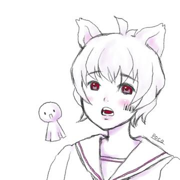 落書き　まふまふさん