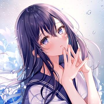 雨に紛れる