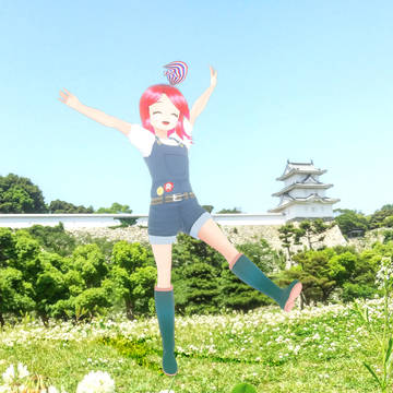 初夏の西芝生広場(明石公園)