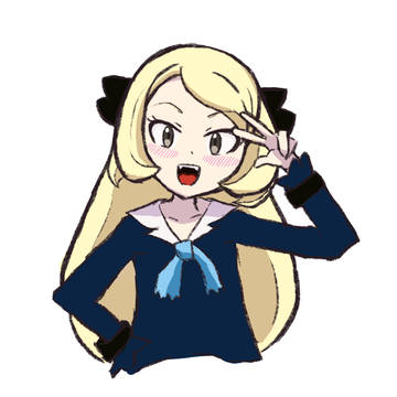幼少期シロナさん