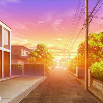 sunset time