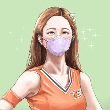 치어리더 팬아트