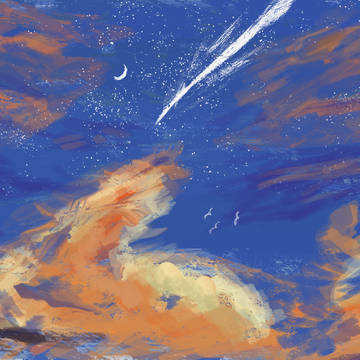 「shattered clouds」