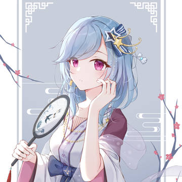 堇染薄红
