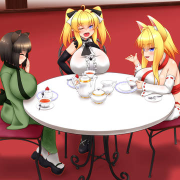【新作発売】ロリババアたちのお茶会　サンプル画像