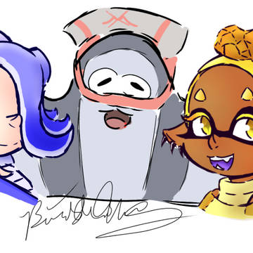 すりみ連合スプラトゥーン3落書き